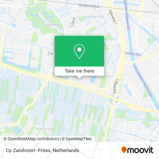 Cp Zandvoort -Frites map