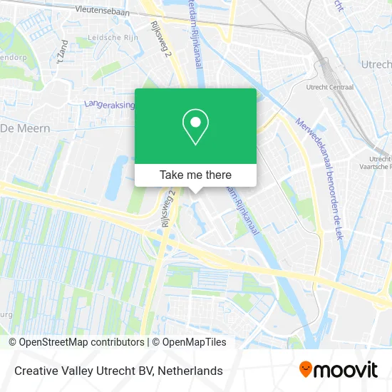 Creative Valley Utrecht BV map