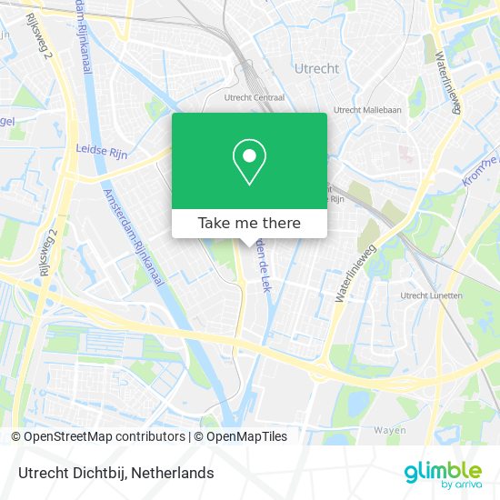 Utrecht Dichtbij map