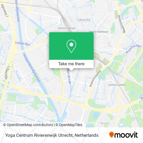 Yoga Centrum Rivierenwijk Utrecht map