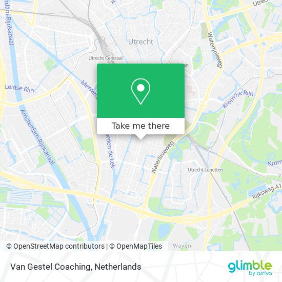 Van Gestel Coaching map