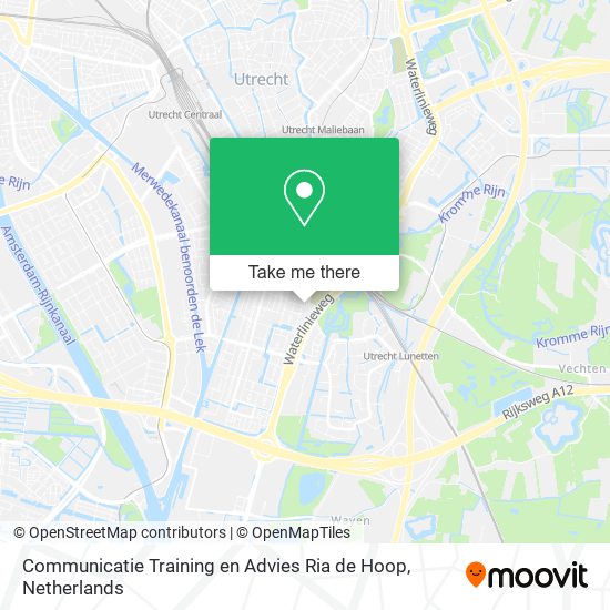 Communicatie Training en Advies Ria de Hoop map