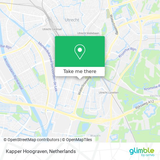 Kapper Hoograven map