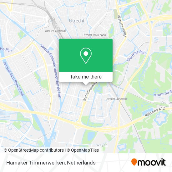 Hamaker Timmerwerken map