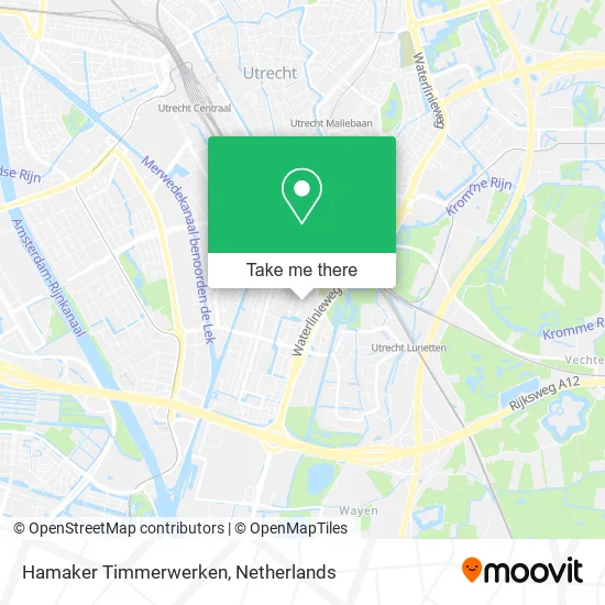 Hamaker Timmerwerken map
