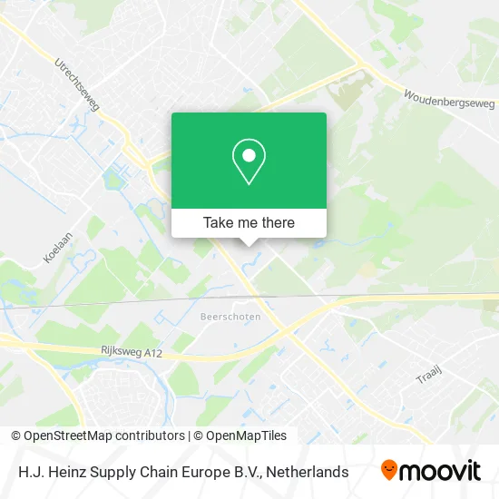 H.J. Heinz Supply Chain Europe B.V. map