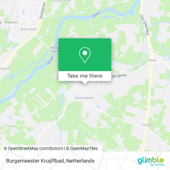 Burgemeester Kruijffbad Karte