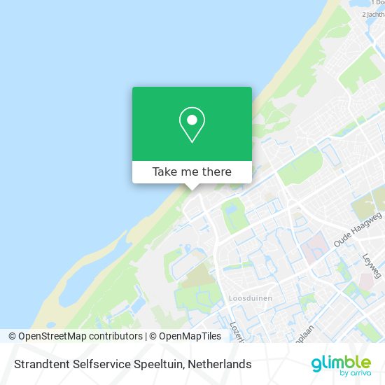 Strandtent Selfservice Speeltuin map