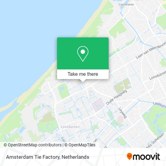 Amsterdam Tie Factory map