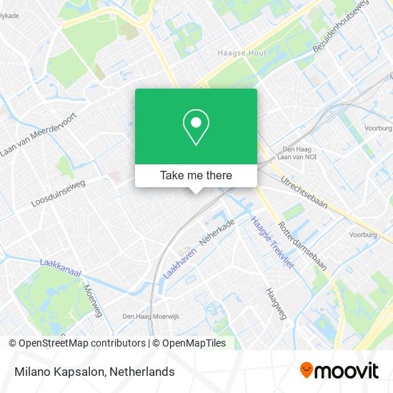 Milano Kapsalon map