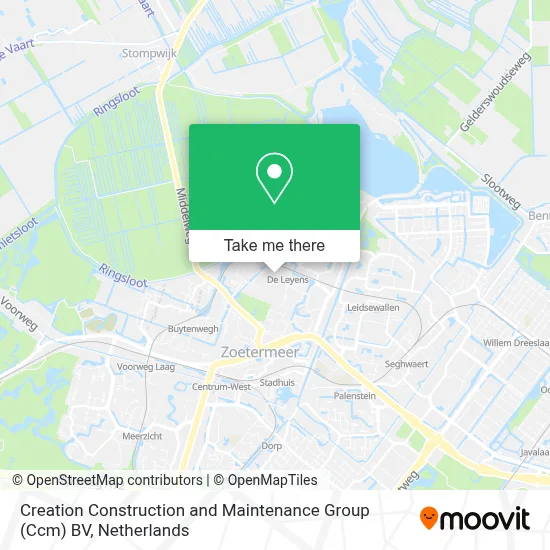 Creation Construction and Maintenance Group (Ccm) BV map