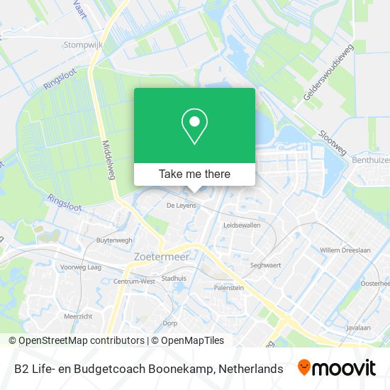 B2 Life- en Budgetcoach Boonekamp map