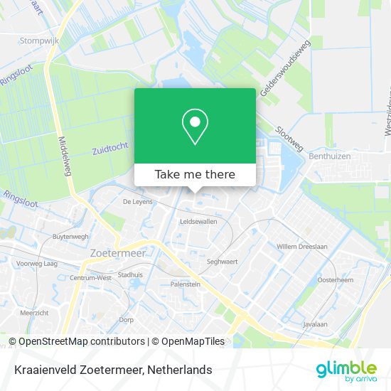 Kraaienveld Zoetermeer Karte