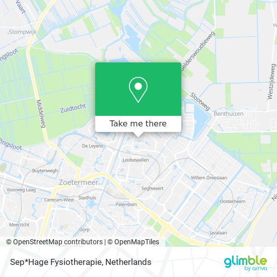 Sep*Hage Fysiotherapie map