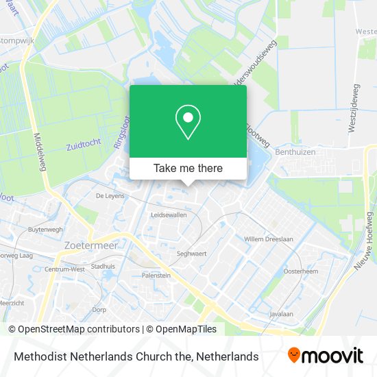 Methodist Netherlands Church the map