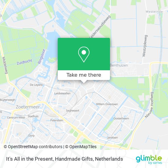 It's All in the Present, Handmade Gifts map