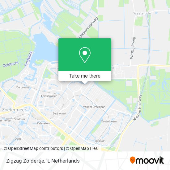 Zigzag Zoldertje, 't map