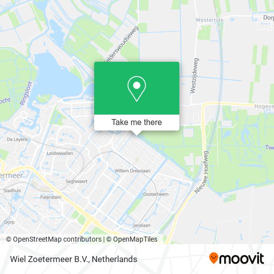 Wiel Zoetermeer B.V. map