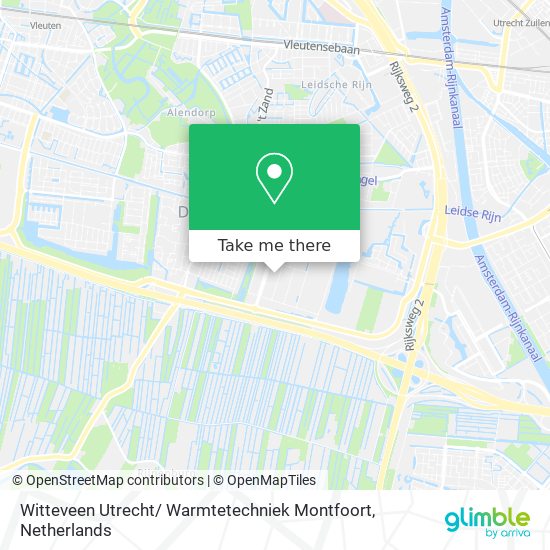 Witteveen Utrecht/ Warmtetechniek Montfoort map