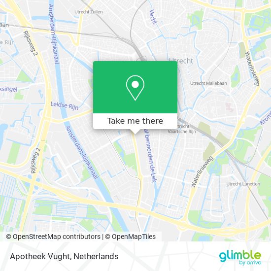 Apotheek Vught map