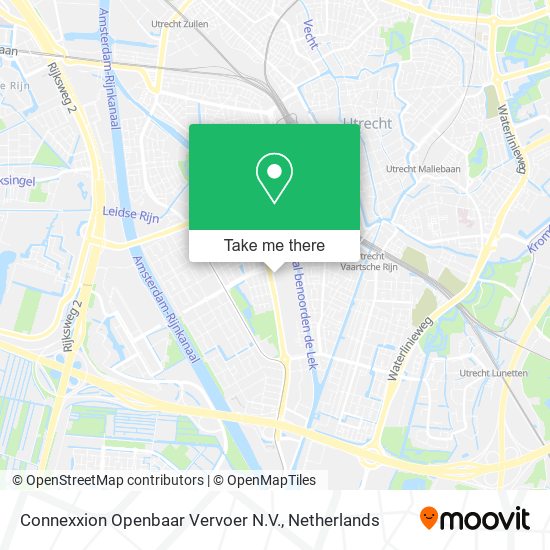 Connexxion Openbaar Vervoer N.V. map