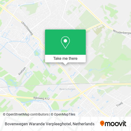 Bovenwegen Warande Verpleeghotel map