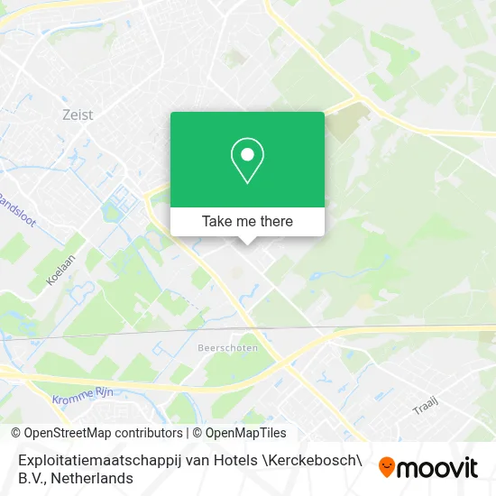 Exploitatiemaatschappij van Hotels \Kerckebosch\ B.V. map