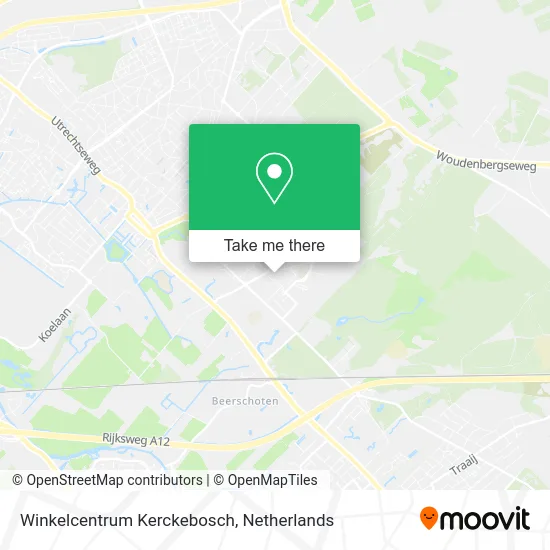 Winkelcentrum Kerckebosch map
