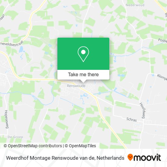 Weerdhof Montage Renswoude van de Karte