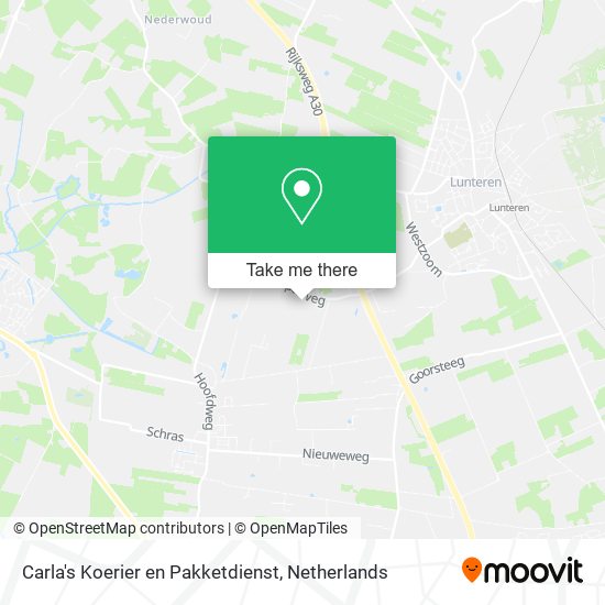 Carla's Koerier en Pakketdienst map