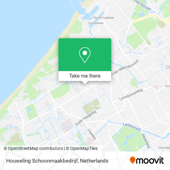 Houweling Schoonmaakbedrijf map