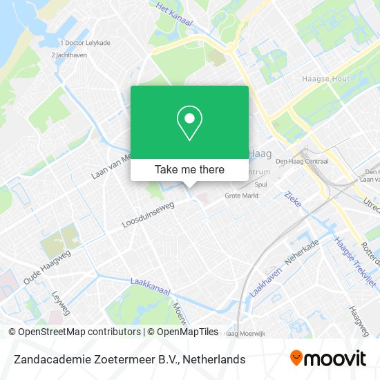 Zandacademie Zoetermeer B.V. map