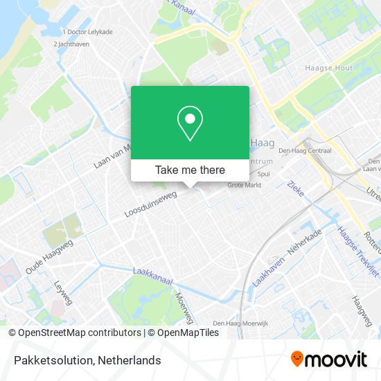 Pakketsolution Karte