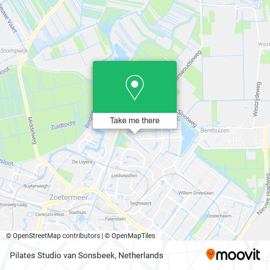 Pilates Studio van Sonsbeek map