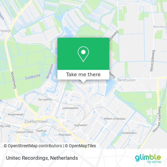 Unitec Recordings map