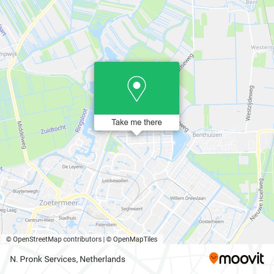 N. Pronk Services map