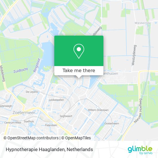 Hypnotherapie Haaglanden map