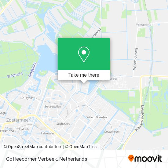 Coffeecorner Verbeek map