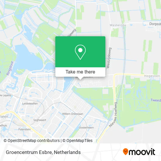 Groencentrum Esbre map