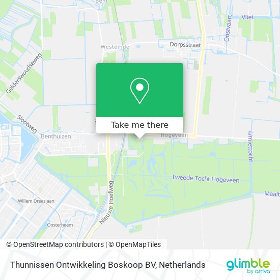 Thunnissen Ontwikkeling Boskoop BV map