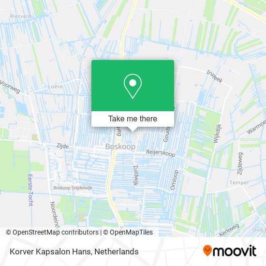 Korver Kapsalon Hans map