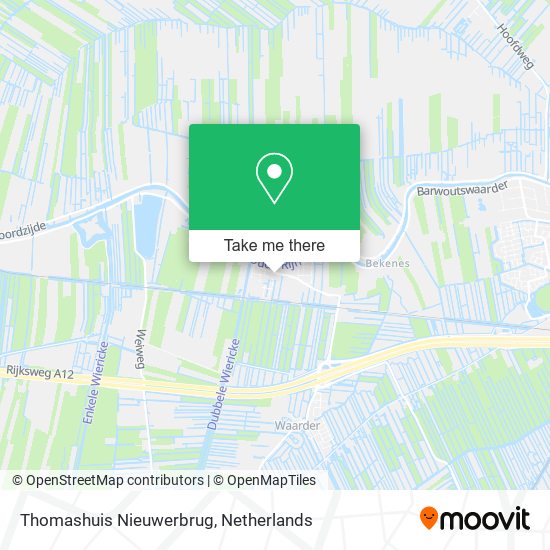 Thomashuis Nieuwerbrug map