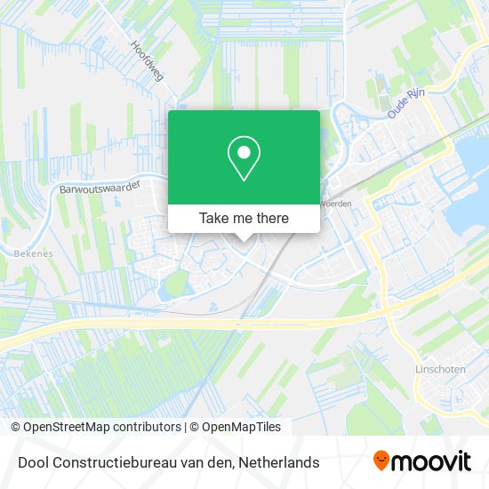 Dool Constructiebureau van den map