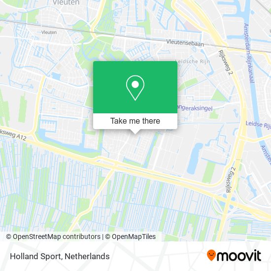 Holland Sport map