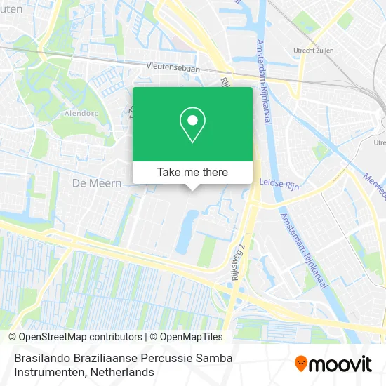 Brasilando Braziliaanse Percussie Samba Instrumenten map