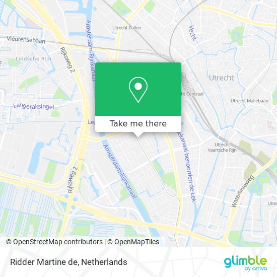 Ridder Martine de map