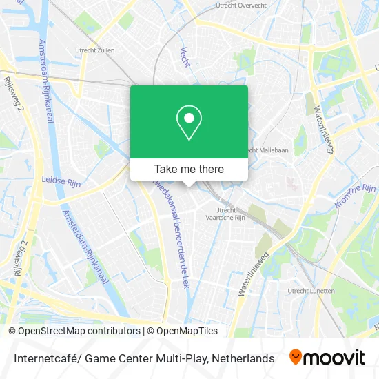 Internetcafé/ Game Center Multi-Play map