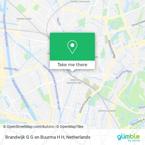 Brandwijk G G en Buurma H H map