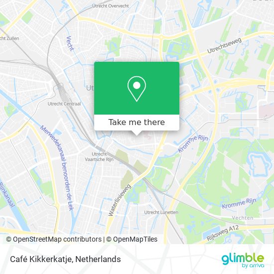 Café Kikkerkatje map