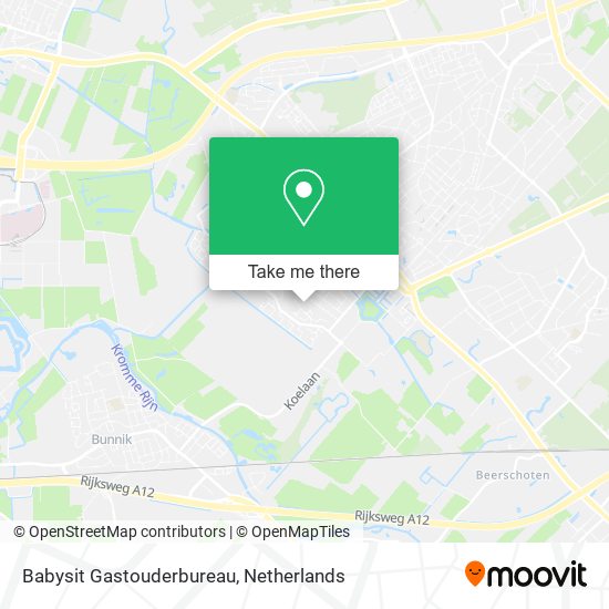 Babysit Gastouderbureau map